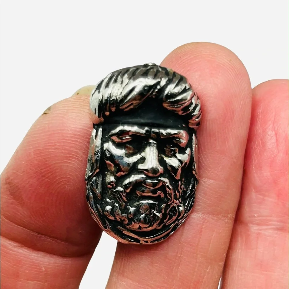 Vintage Bearded Warrior with Turban Cuff Links